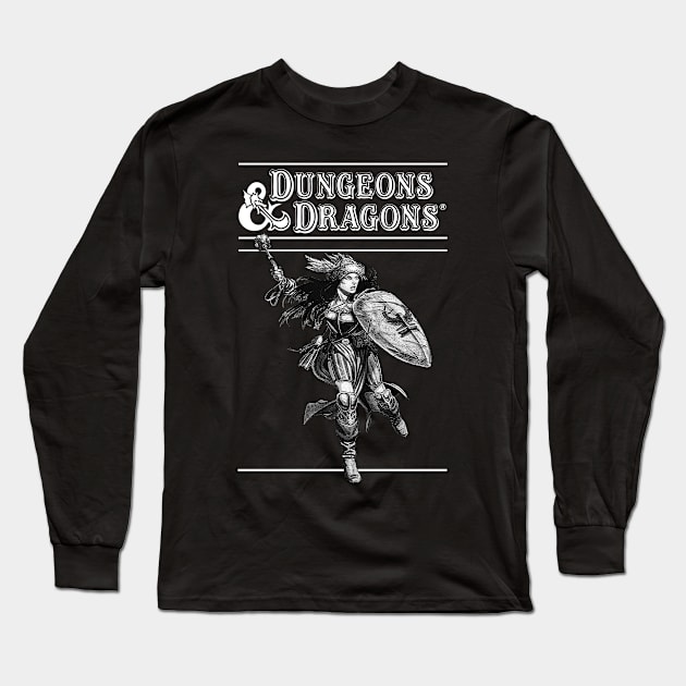 Dungeons and Dragons Cleric Long Sleeve T-Shirt by The Basement Podcast